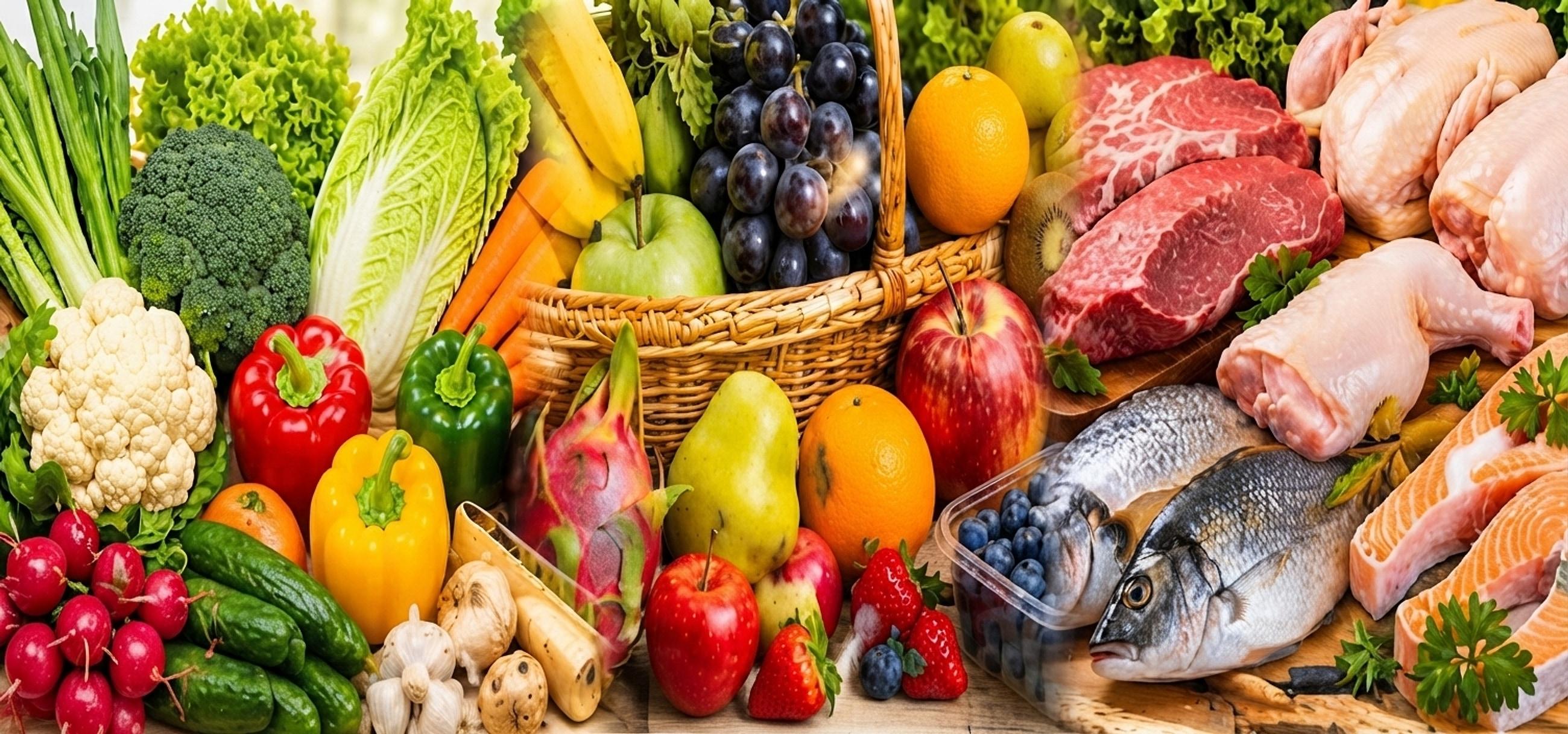 Fresh meat, seafood, vegetables and fruit supplied by Prospect Trading